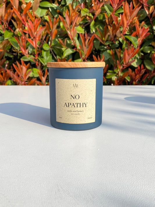 NO APATHY  CANDLE