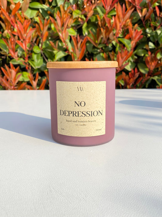 NO DEPRESSION CANDLE