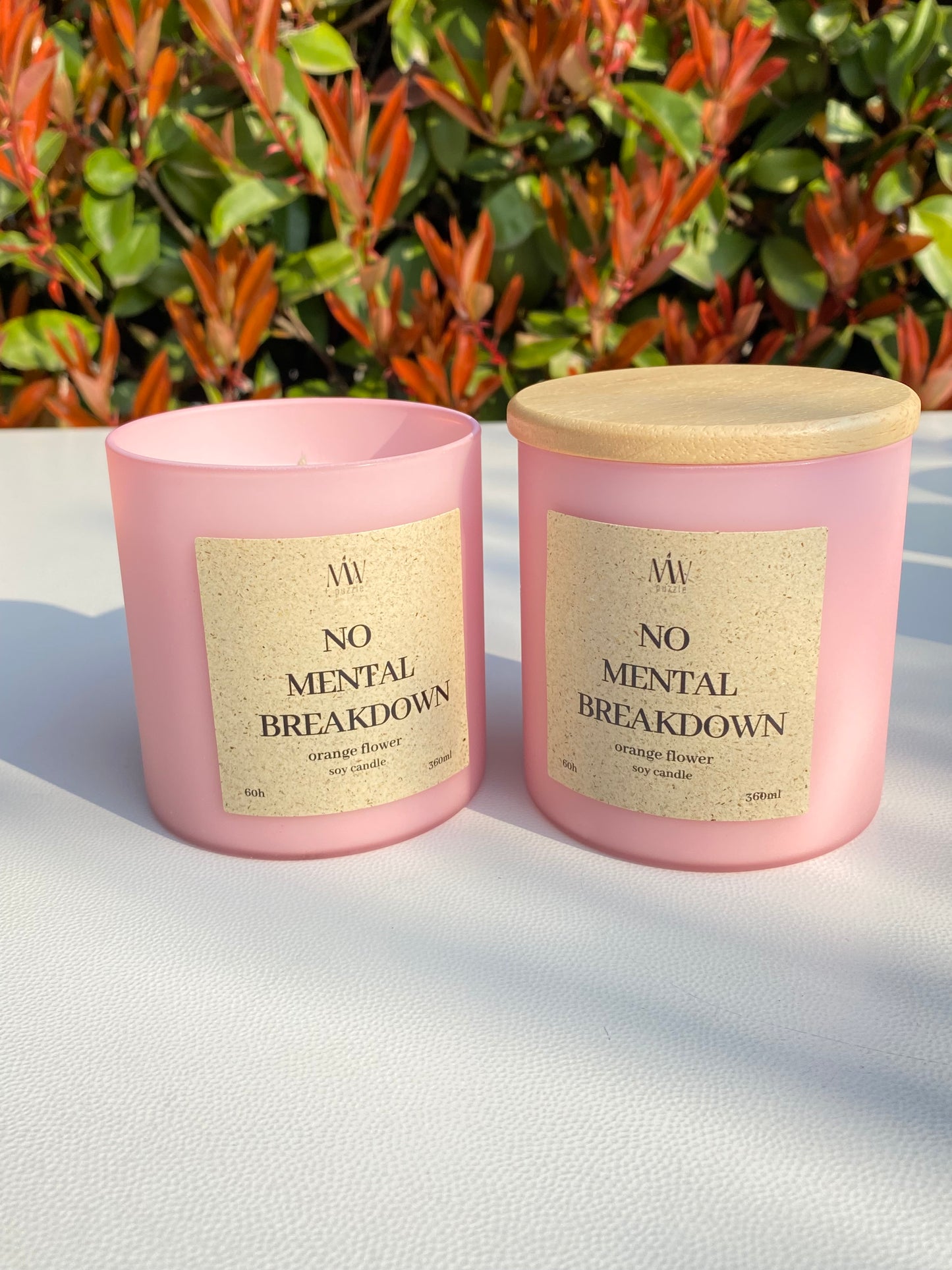 NO MENTAL BREAKDOWN CANDLE